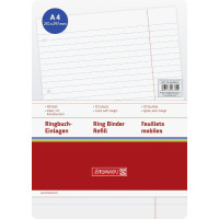 Brunnen Ringbucheinlagen liniert mit Korrekturrand 