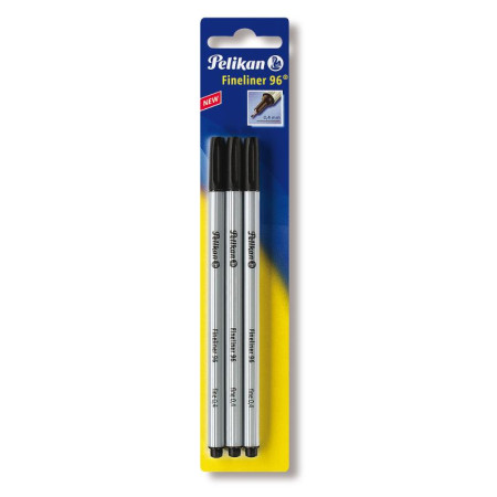 Pelikan Fineliner 3er Set schwarz 